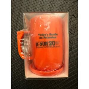 K-Dur 20 Potassium Key Pharmaceuticals Drug Rep Swag Mug Straw 1992 NOS